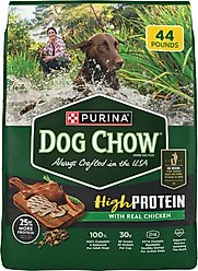 Dog Chow High Protein with Real Chicken Adult Dry Dog Food, 44-lb bag