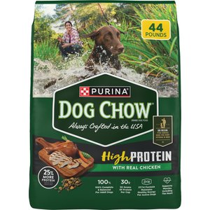 Dog Chow High Protein with Real Chicken Adult Dry Dog Food, 44-lb bag