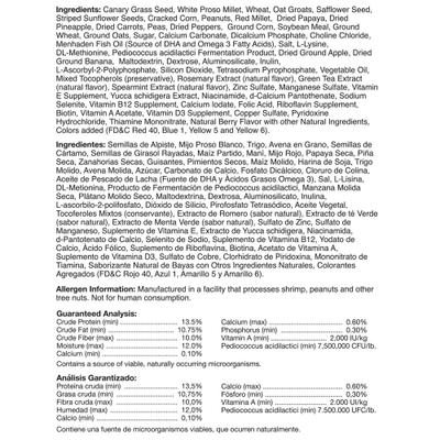 Show full view: Brown's Extreme! Gourmet Cockatiel Food, 5-lb bag slide 6 of 7