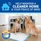 Show in main carousel: Wee-Wee Pads Superior Performance with Runoff Edge Guard Dog Pee Pads, Gigantic, 27.5 x 44-in, 18 count slide 9 of 12
