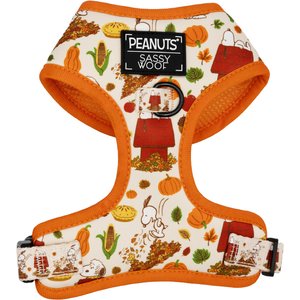 Sassy Woof Peanuts Harvest Adjustable Dog Harness, XX-Large: 25 to 37-in chest