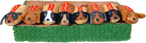 Show full view: The Weens Glizzies Plush Puzzle Dog Toy slide 3 of 7