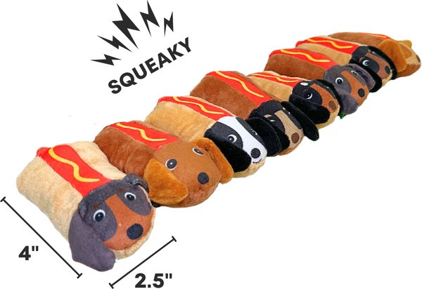 The Weens Glizzies Plush Puzzle Dog Toy