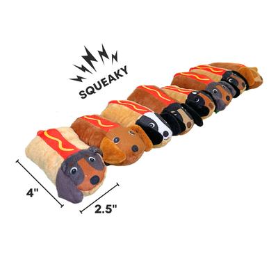 Show full view: The Weens Glizzies Plush Puzzle Dog Toy slide 4 of 7