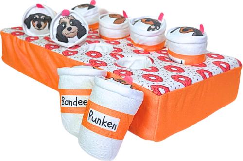 Show full view: The Weens Too Much Caffween Plush Puzzle Dog Toy slide 2 of 8