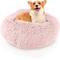 Show in main carousel: Precious Tails Super Lux Fur Bolster Cat & Dog Bed, Pink, Large slide 2 of 9