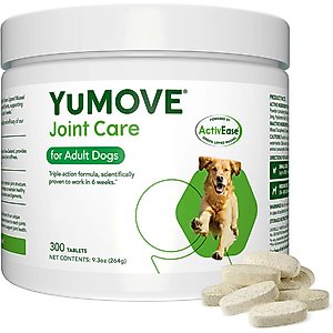 Vetnique Labs YuMOVE Mobility Hip & Joint Care Chewable Tablet Supplement for Adult Dogs, 300 count