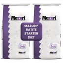 Mazuri Ratite Starter Emu & Ostrich Food, 40-lb bag, 2 count