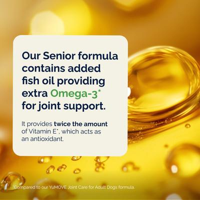 Show full view: Vetnique Labs YuMOVE Mobility Hip & Joint Care Chewable Tablet Supplement for Senior Dogs, 240 count slide 8 of 11