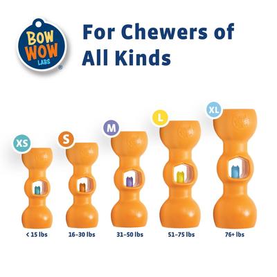 Show full view: Bow Wow Labs Buddy Safety Device Bully Stick Treat Holder, Orange, X-Large slide 6 of 11