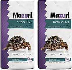 Mazuri Original 5M21 Tortoise Food, 25-lb bag, bundle of 2