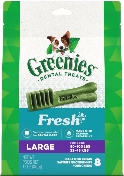 Greenies Fresh Large Dental Dog Treats
