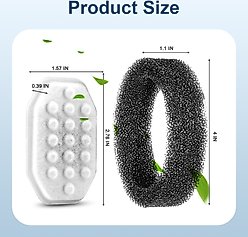 Casfuy PWS-154 & 133 Cat Water Fountain Replacement Filters & Sponges, 8 count slide 2 of 7