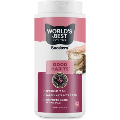 World's Best World's Best Boosters Good Habits Unscented Cat Litter Additive, 18-oz