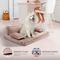 Show in main carousel: Precious Tails Precious Tails Modern Sofa Cat & Dog Bed with Removable Cover, Taupe, Large slide 4 of 8