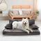 Show in main carousel: Precious Tails Precious Tails Modern Sofa Cat & Dog Bed with Removable Cover, Gray, Large slide 7 of 8
