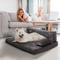 Show in main carousel: Precious Tails Precious Tails Modern Sofa Cat & Dog Bed with Removable Cover, Gray, Large slide 5 of 8