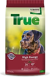 Nutrena True High Energy 24/20 Dry Dog Food, 50-lb bag