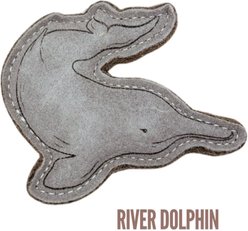 Yeti Dog Chew Leather Dolphin Dog Chew Toy