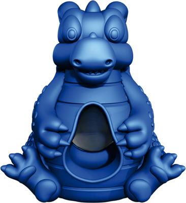 Show full view: Yeti Dog Chew Dragon Puff & Play Dog Toy, Blue slide 2 of 7