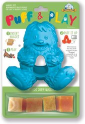Yeti Dog Chew Yeti Puff & Play Dog Toy, Blue