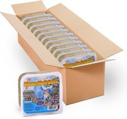 Pine Tree Farms Never Melt Suet Berry Cake Bird Food, 12-oz tray, 12 count