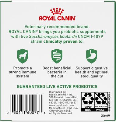 Show full view: Royal Canin Probiotics Digestive & Immune Health Powder Supplement for Dogs, 30 count slide 10 of 12