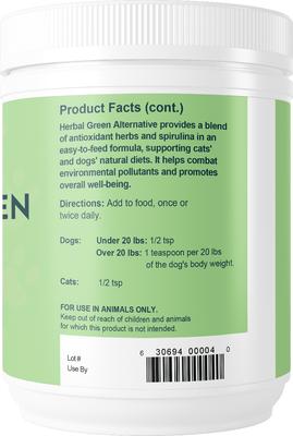 Show full view: Animal Essentials Herbal Green Alternative Dog & Cat Supplement, 12-oz slide 4 of 5