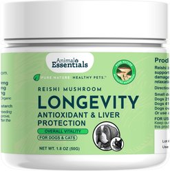 Animal Essentials Longevity Reishi Mushroom Cat & Dog Vitamin Supplement