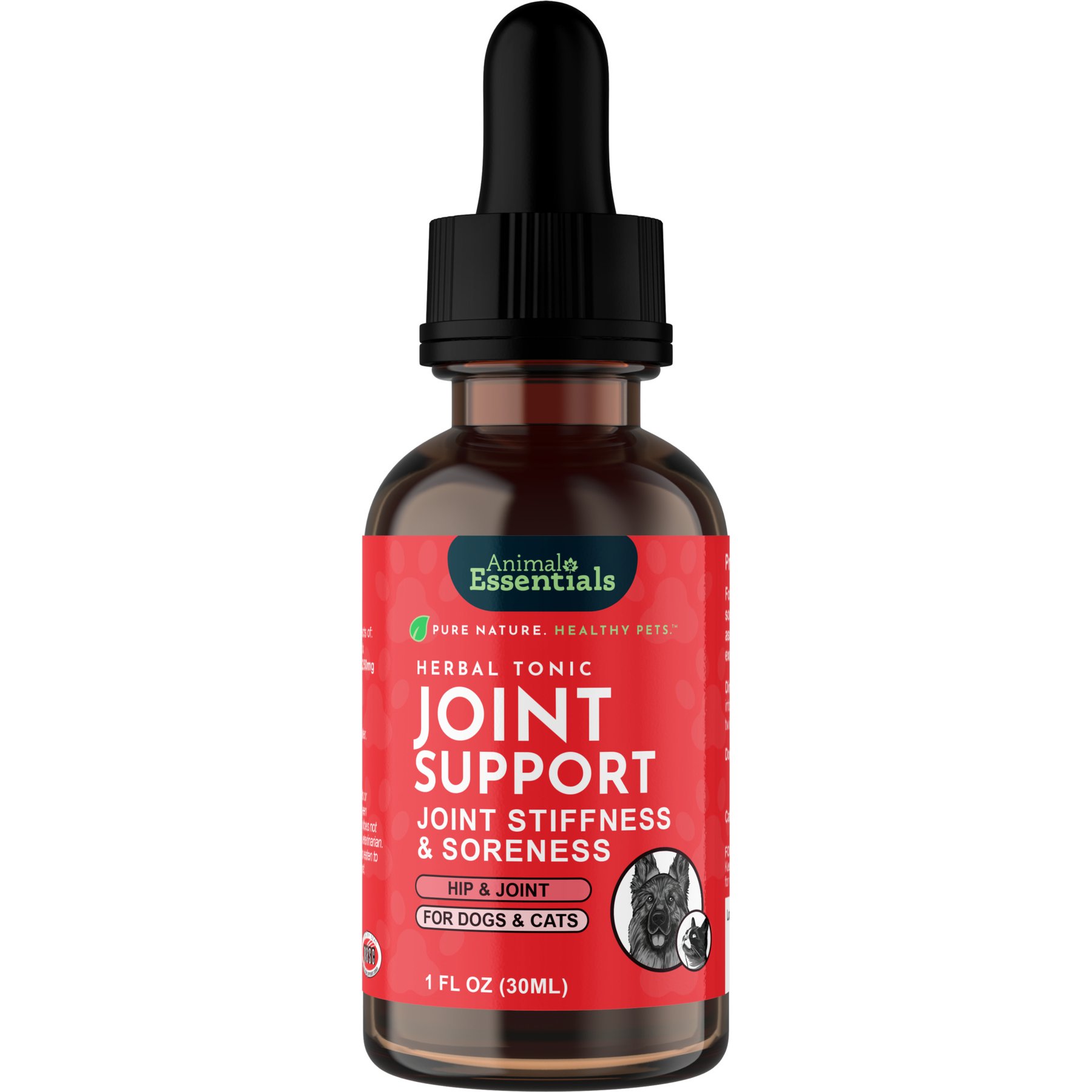 Animal Essentials Joint Support Dog & Cat Supplement, 1-fl oz bottle