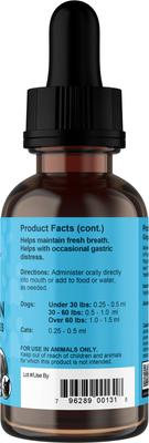 Show full view: Animal Essentials Daily Digestion Breath & Digestion Support Dog & Cat Supplement, 1-fl oz bottle slide 4 of 5