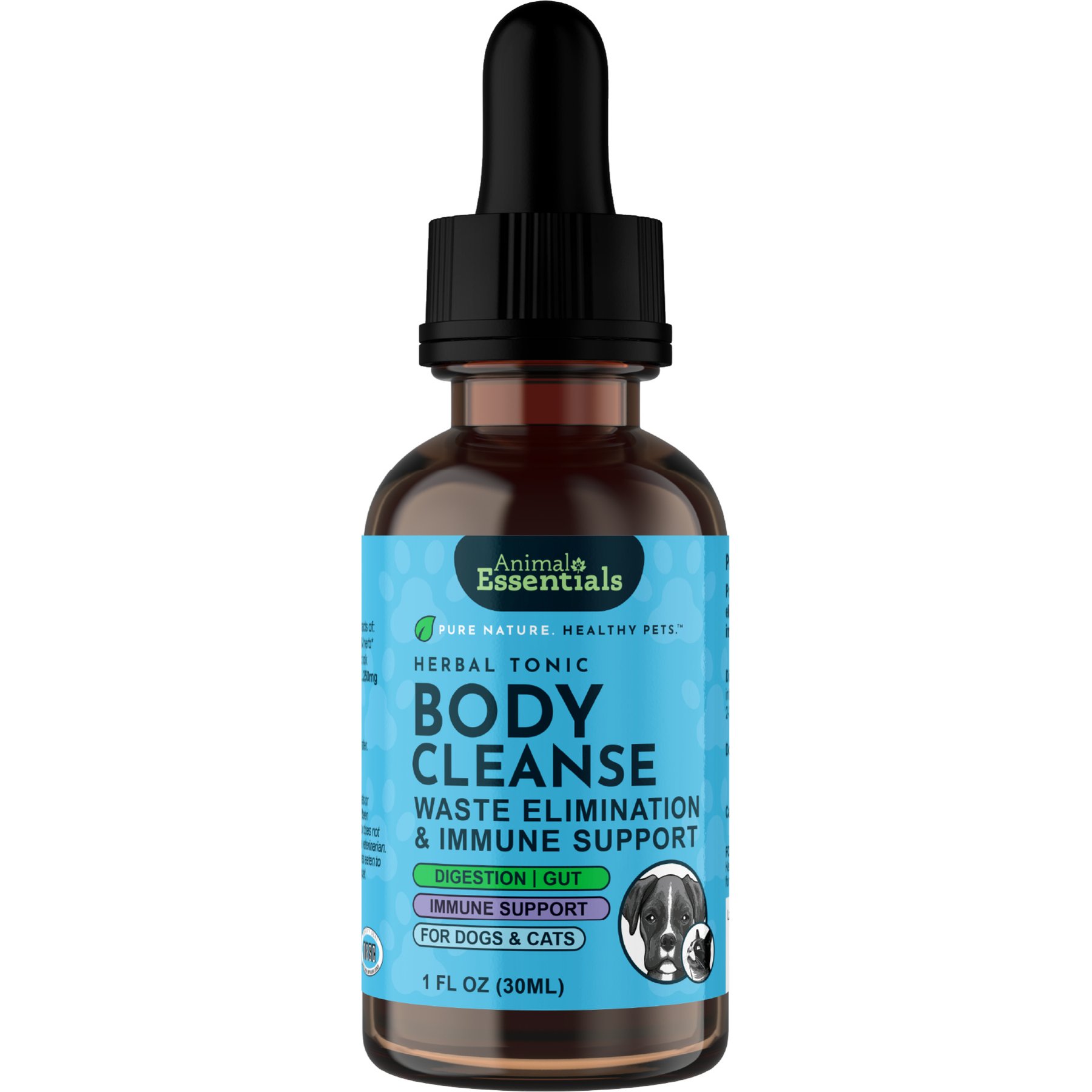 Animal Essentials Body Cleanse Liver Dog & Cat Supplement, 1-oz