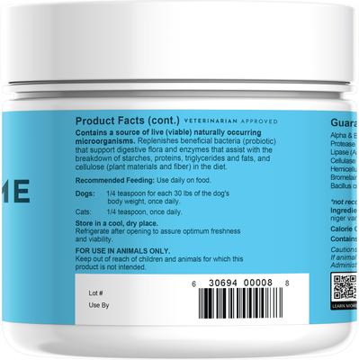 Show full view: Animal Essentials Plant Enzyme & Probiotics Dog & Cat Supplement, 10.6-oz bottle slide 4 of 6