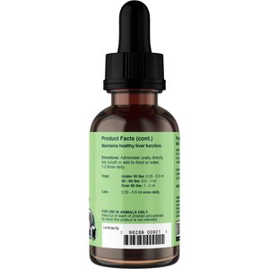 Animal Essentials Milk Thistle Liquid Supplement for Dogs & Cats, 1-fl oz bottle