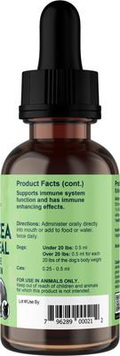 Show full view: Animal Essentials Echinacea/Goldenseal Immune Support Dog & Cat Supplement, 1-fl oz bottle slide 4 of 5