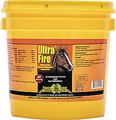 Finish Line Ultra Fire Multivitamin Apple Flavor Powder Horse Supplement, 300-oz tub