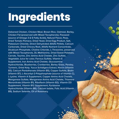 Show full view: Blue Buffalo Life Protection Formula Toy Breed Adult Chicken & Brown Rice Recipe Dry Dog Food, 4-lb bag slide 6 of 12