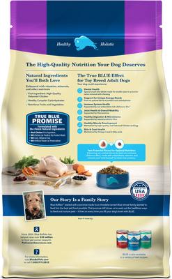 Show full view: Blue Buffalo Life Protection Formula Toy Breed Adult Chicken & Brown Rice Recipe Dry Dog Food, 4-lb bag slide 3 of 12