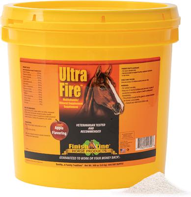 Show full view: Finish Line Ultra Fire Multivitamin Apple Flavor Powder Horse Supplement, 150-oz tub slide 3 of 4