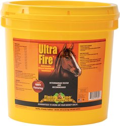 Finish Line Ultra Fire Multivitamin Apple Flavor Powder Horse Supplement, 150-oz tub