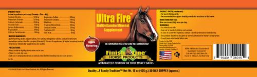 Show full view: Finish Line Ultra Fire Multivitamin Apple Flavor Powder Horse Supplement, 15-oz tub slide 2 of 4