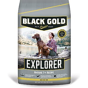 Black Gold Explorer Mature 7+ Formula Dry Dog Food, 40-lb bag