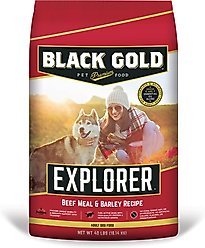Black Gold Explorer Beef Meal & Barley Formula Dry Dog Food, 40-lb bag