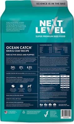Show full view: Next Level Super Premium Pet Food Ocean Catch Adult Gluten-Free Sea Food & Fish Dry Dog Food, 15-lb bag slide 3 of 10