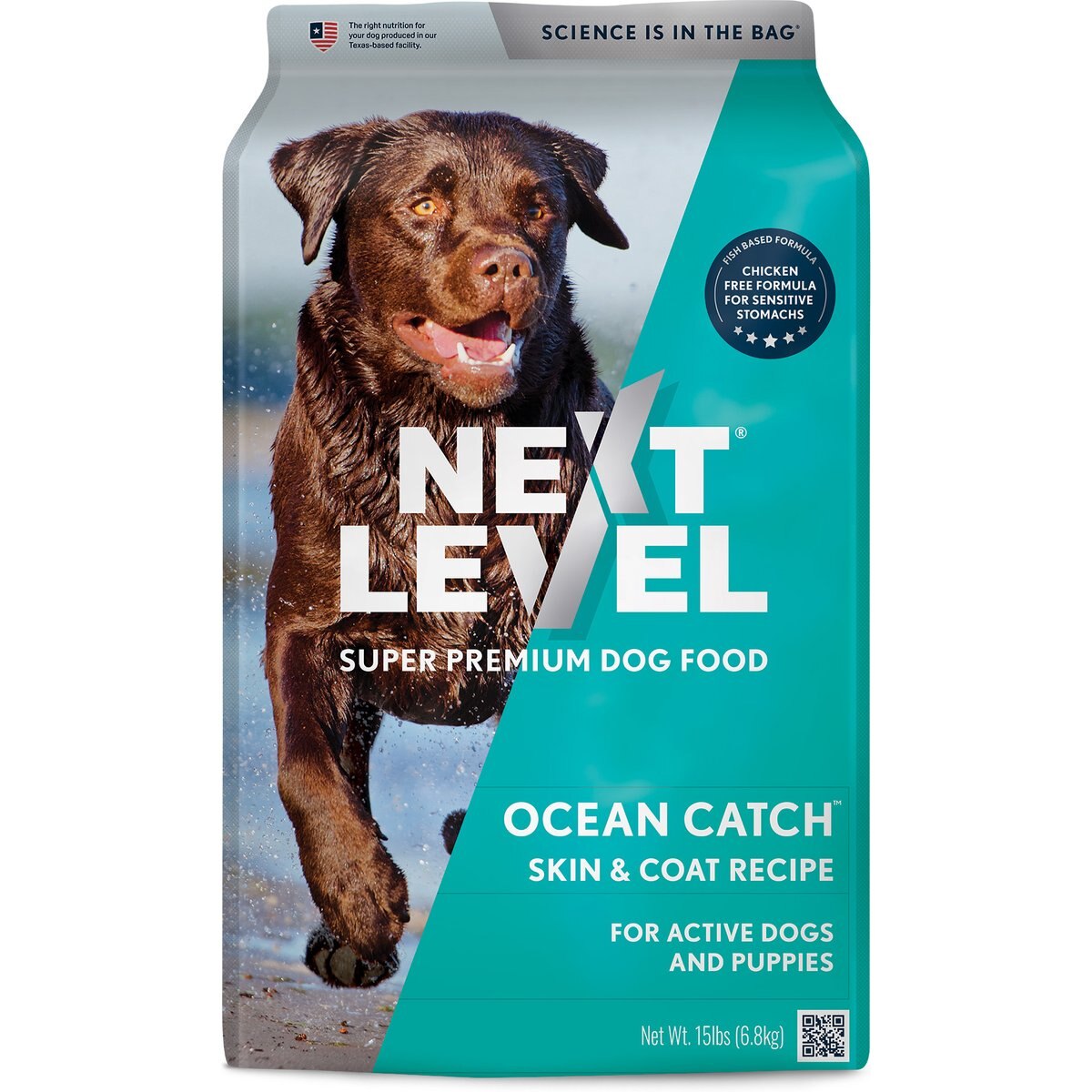 Next Level Super Premium Pet Food Ocean Catch Adult Gluten-Free Sea Food & Fish Dry Dog Food, 15-lb bag