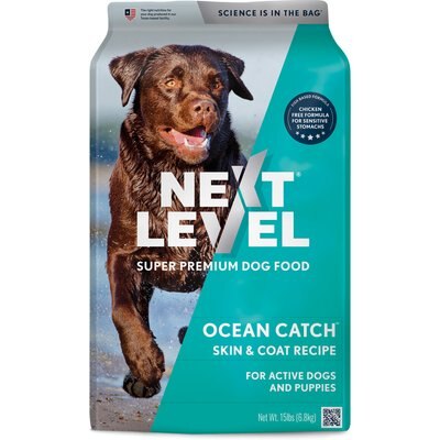 Next Level Super Premium Pet Food Next Level Super Premium Pet Food Ocean Catch Adult Gluten-Free Sea Food & Fish Dry Dog Food, 15-lb bag