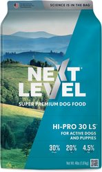 Next Level Super Premium Pet Food Hi-Pro 30 LS Adult Gluten-Free Beef Dry Dog Food, 4-lb bag