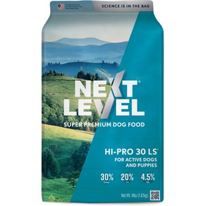 Next Level Super Premium Pet Food Hi-Pro 30 LS Adult Gluten-Free Beef Dry Dog Food, 4-lb bag