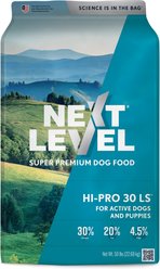 Next Level Super Premium Pet Food Hi-Pro 30 LS Adult Gluten-Free Beef Dry Dog Food, 50-lb bag
