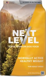 Next Level Super Premium Pet Food Normally Active Adult Gluten-Free Beef Dry Dog Food, 40-lb bag